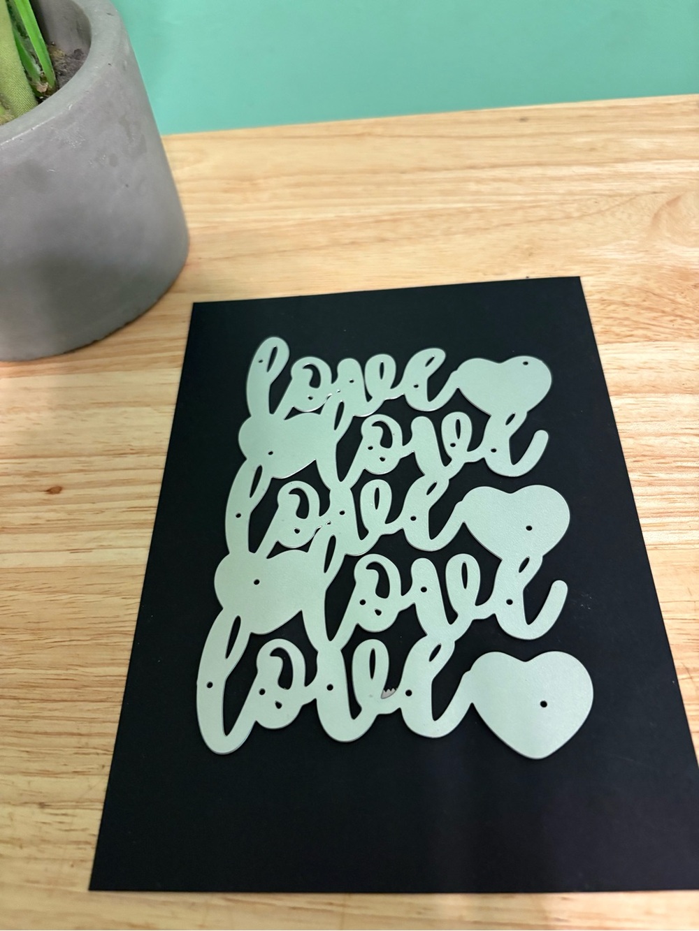 Love' Die-Cut Sheet